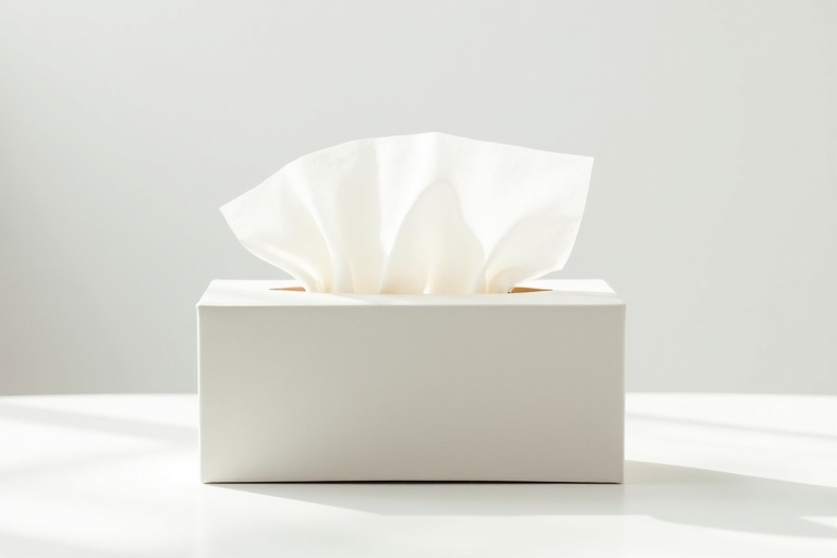 Natural Bamboo Fiber Facial Tissue
