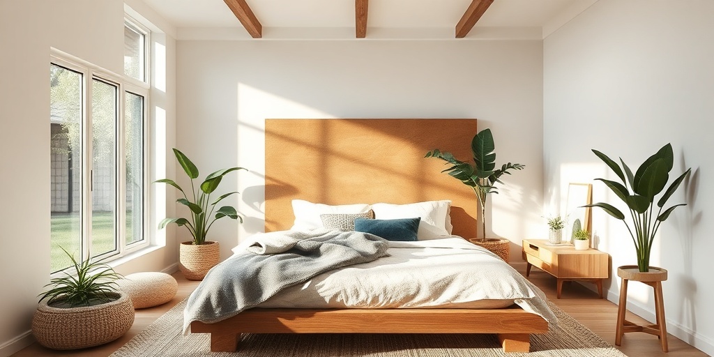 Biophilic bedroom design