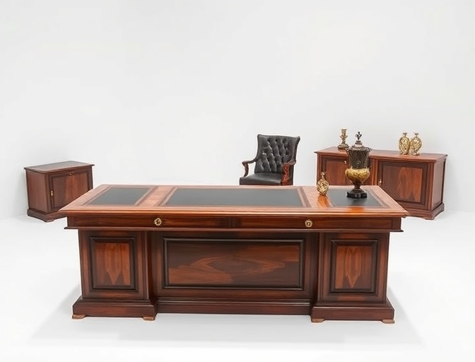 Mahogany Executive Desk